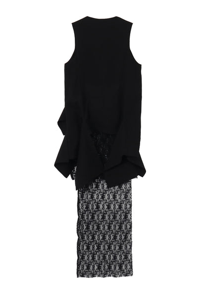 CELLULOSE/ LINEN LAWN SQUARE PANEL JACKET