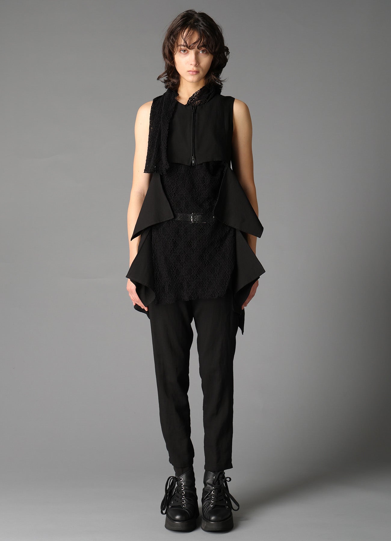 CELLULOSE/ LINEN LAWN SQUARE PANEL JACKET