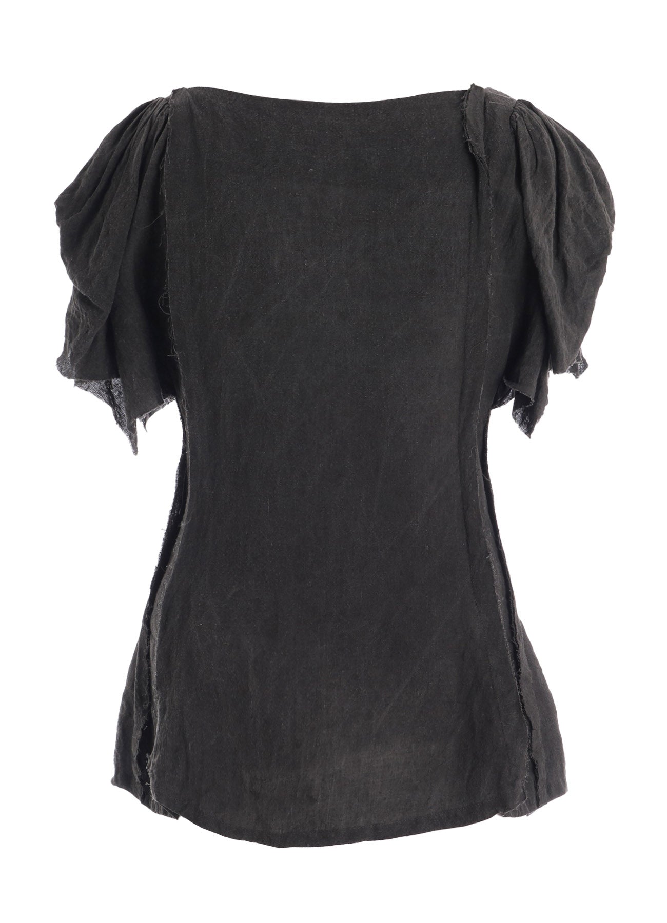 INK DYED LAWN GATHER SLEEVE JACKET