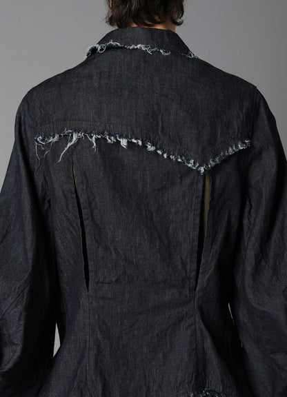 6oz DENIM DESIGNED SLEEVE JACKET B