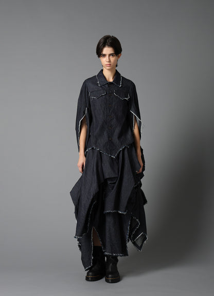 6oz DENIM DESIGNED SLEEVE JACKET B