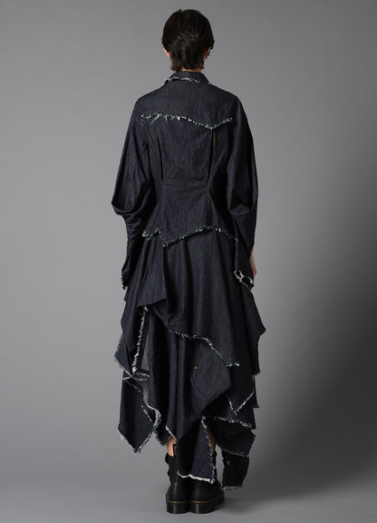 6oz DENIM DESIGNED SLEEVE JACKET B