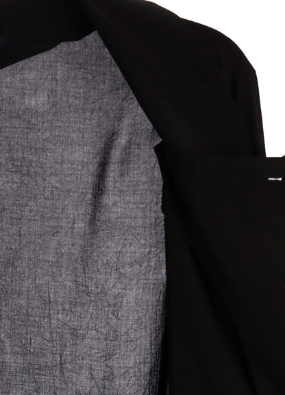 RY/ WRINKLED LAWN LONG CARDIGAN JKT
