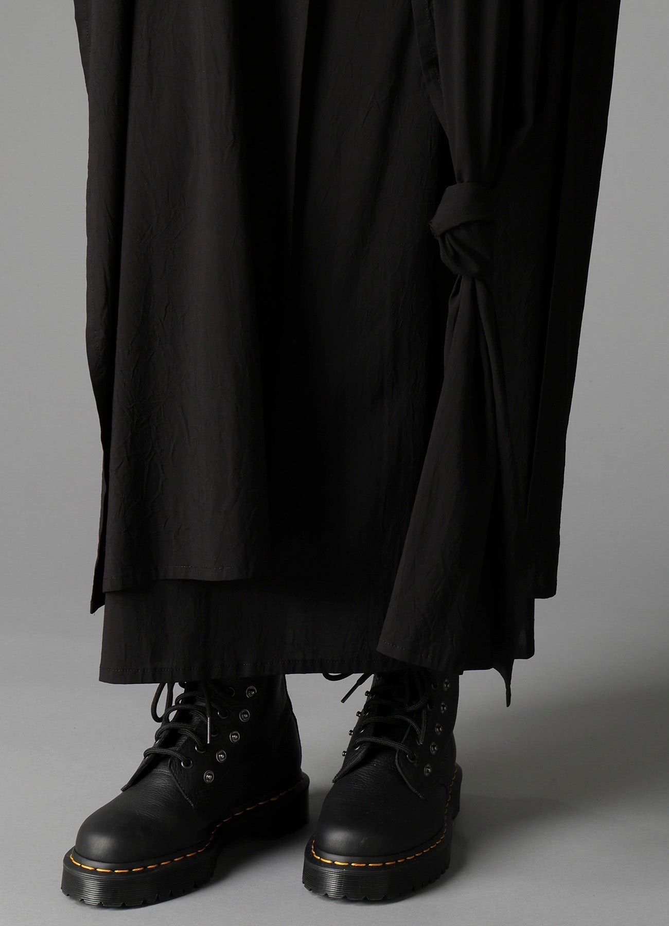 RY/ WRINKLED LAWN LONG CARDIGAN JKT