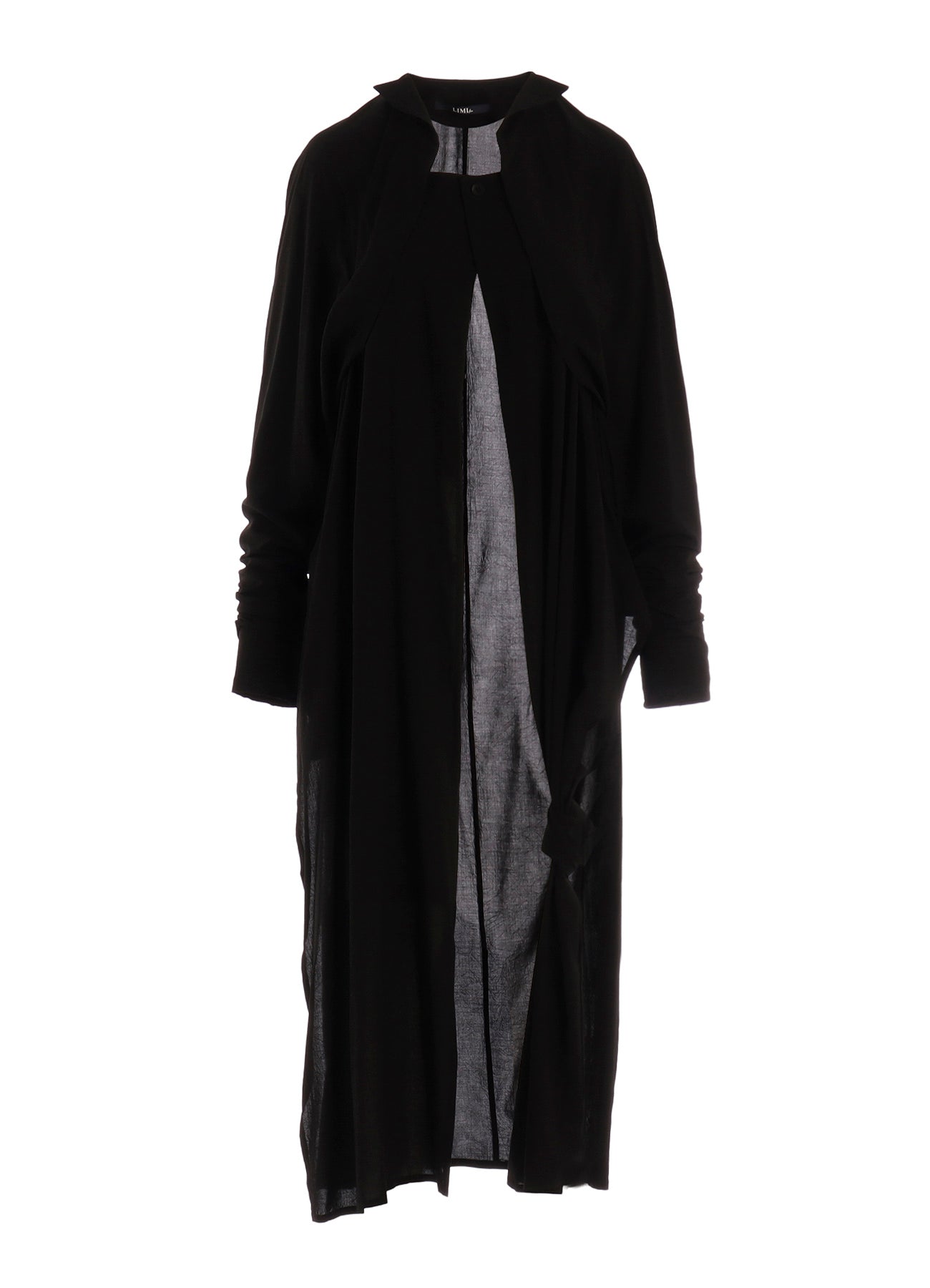 RY/ WRINKLED LAWN LONG CARDIGAN JKT