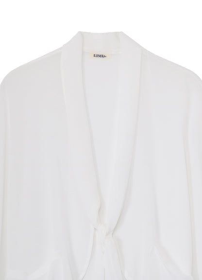 PE GEORGETTE TIE JACKET