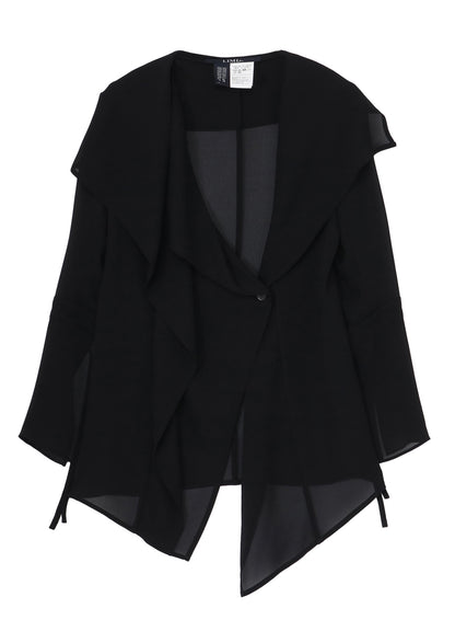 PE GEORGETTE DRAPE JACKET