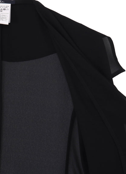 PE GEORGETTE DRAPE JACKET