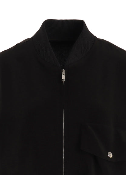 TA/PE DECHINE FLAP POCKET BLOUSE