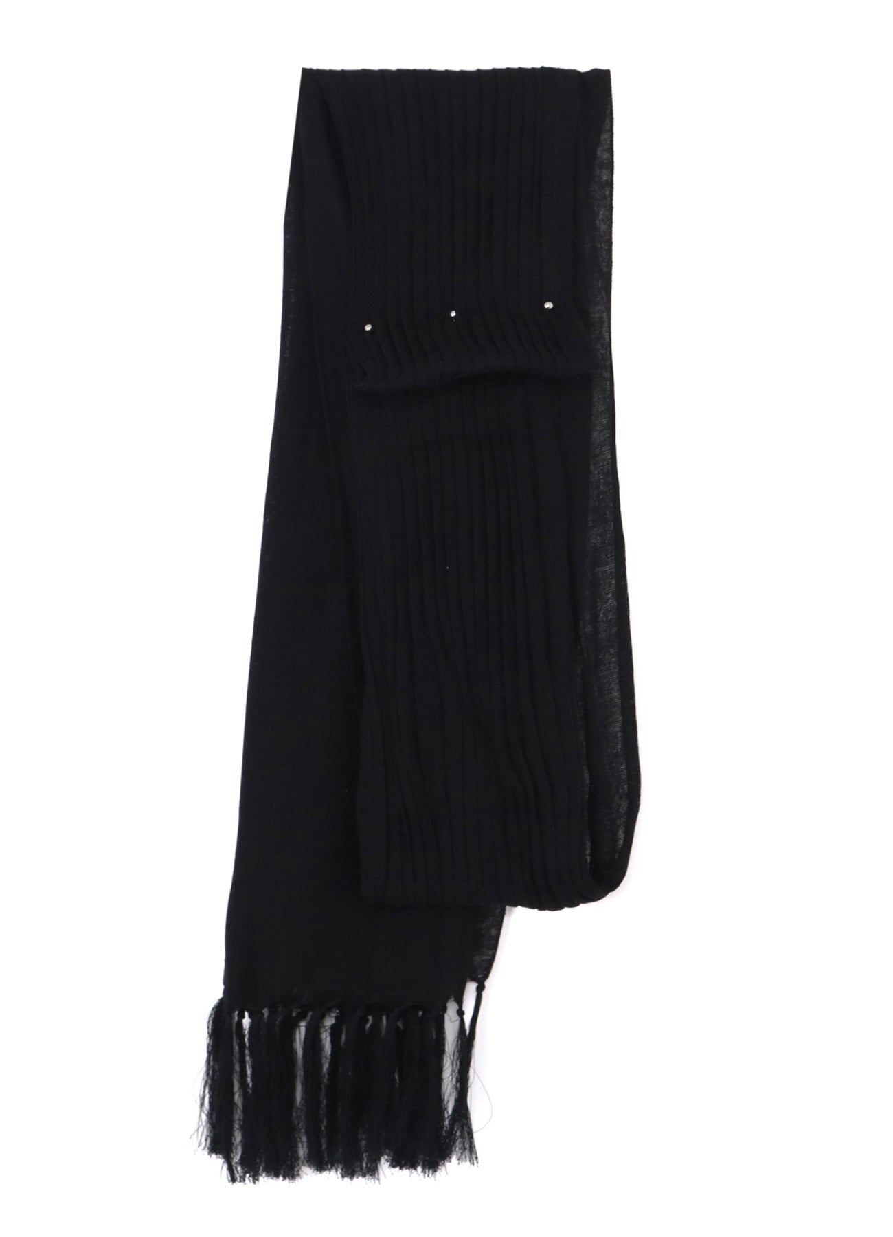 C/SI GATHER  PIERCED TUCK SCARF