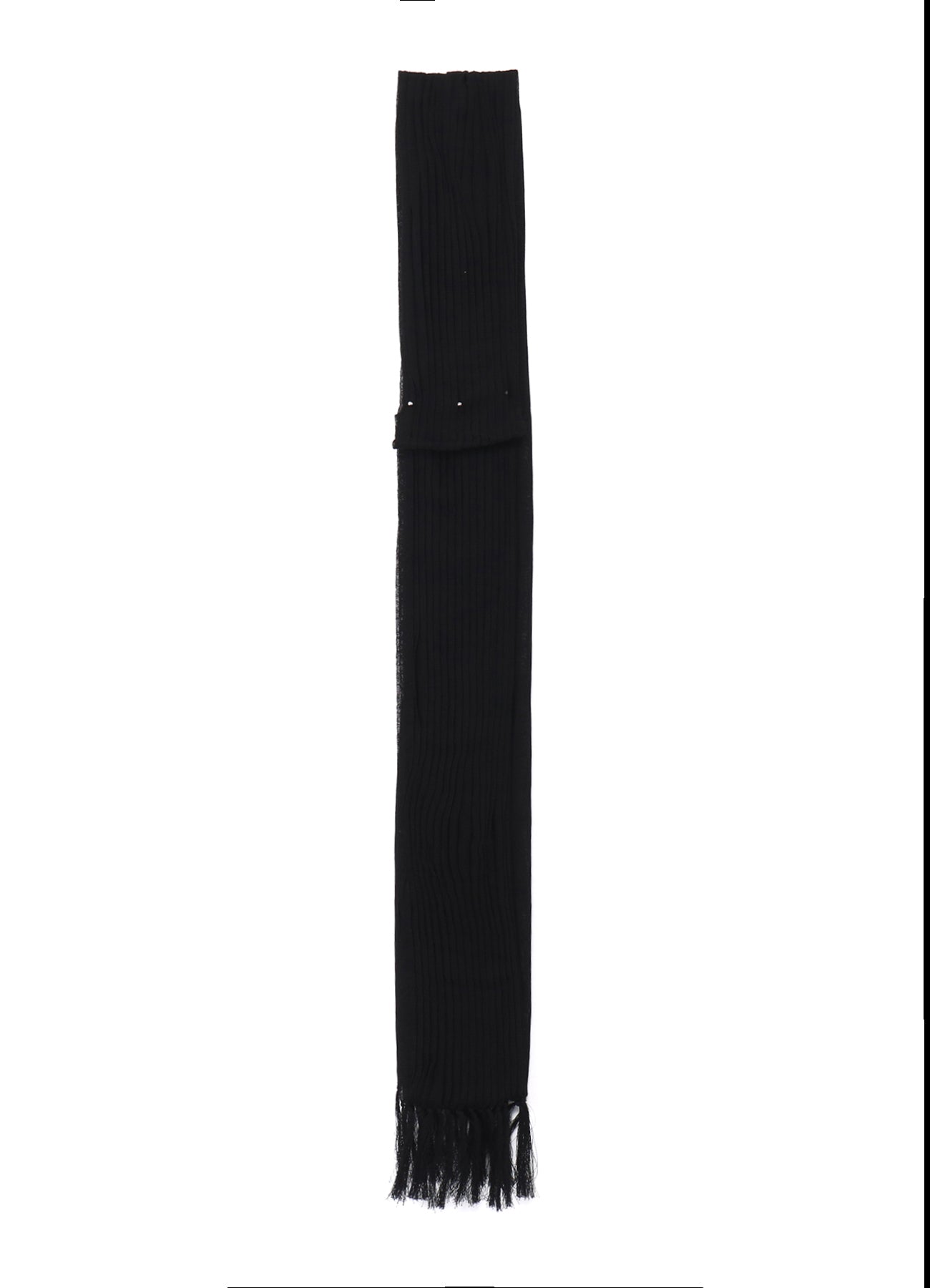 C/SI GATHER PIERCED TUCK SCARF – THE SHOP YOHJI YAMAMOTO
