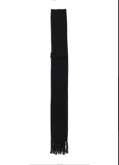 C/SI GATHER  PIERCED TUCK SCARF