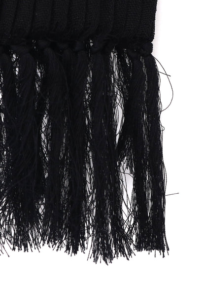 C/SI GATHER  PIERCED TUCK SCARF