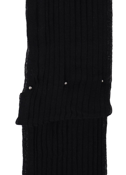 C/SI GATHER  PIERCED TUCK SCARF