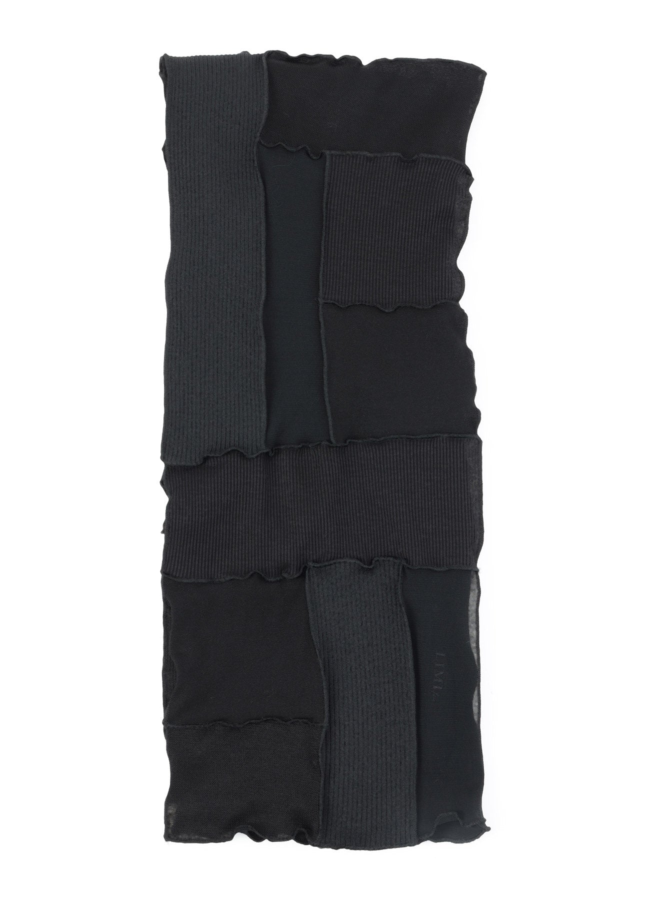 PATCHWORK PANELED SCARF