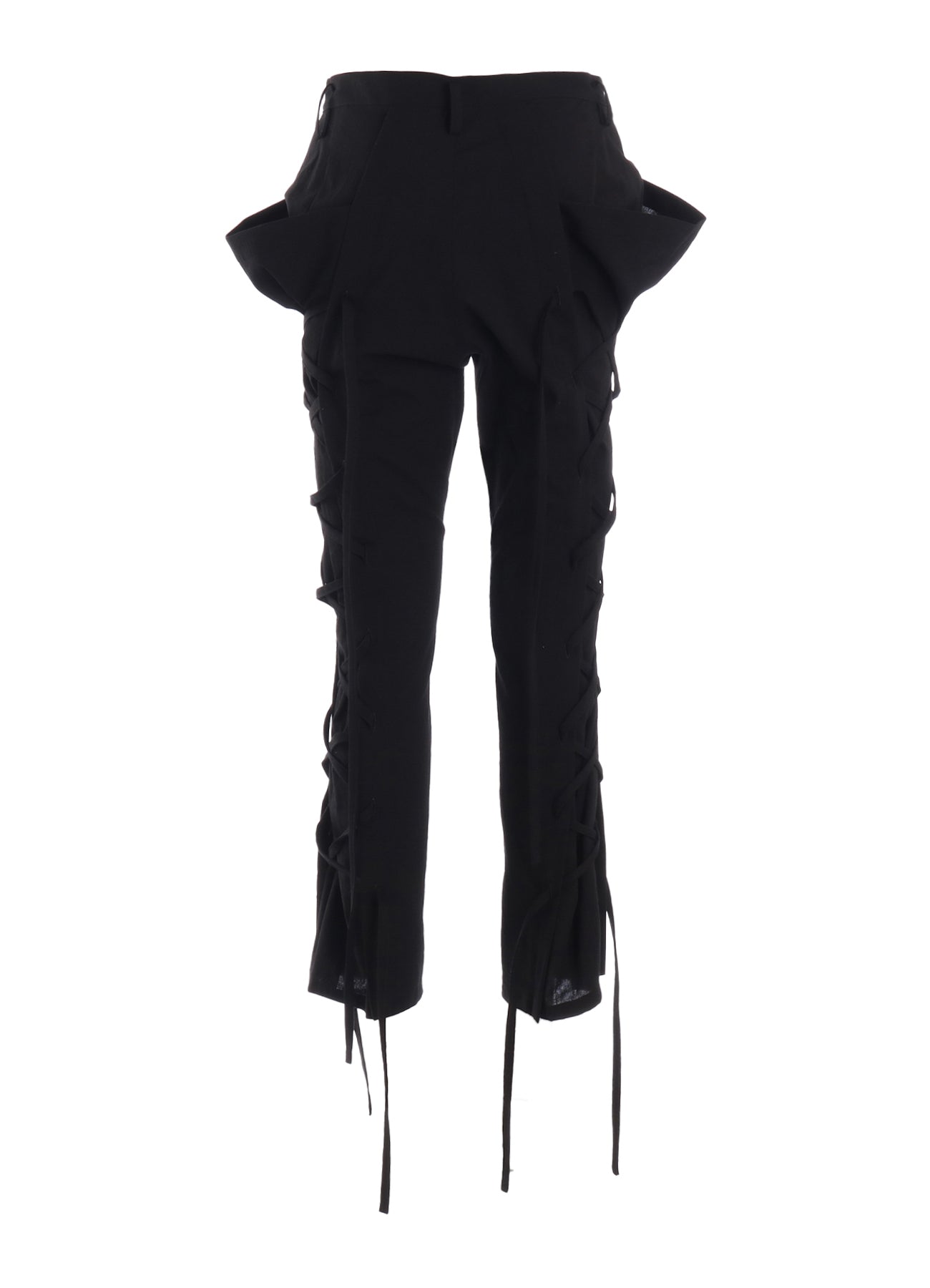 C/LI MUSLIN LACE UP PANTS