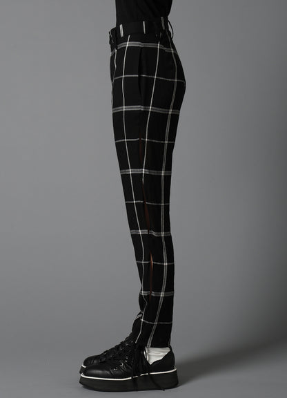 KHADI SLIT SLIM PANTS
