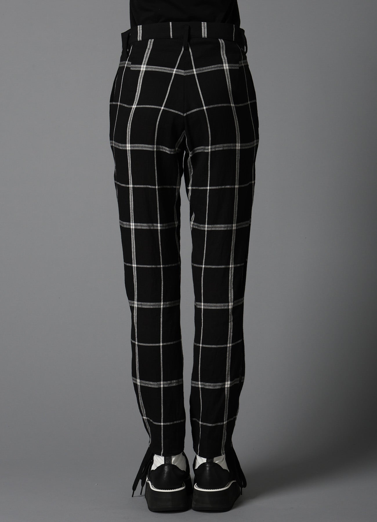 KHADI SLIT SLIM PANTS