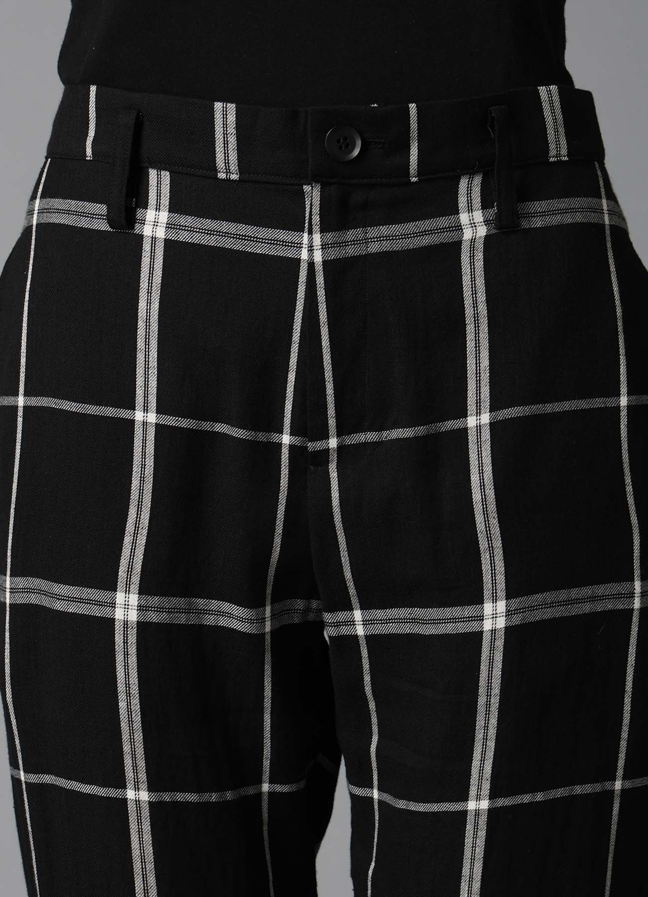 KHADI SLIT SLIM PANTS