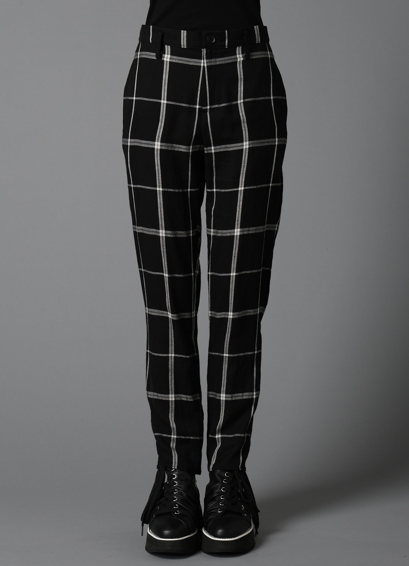 KHADI SLIT SLIM PANTS