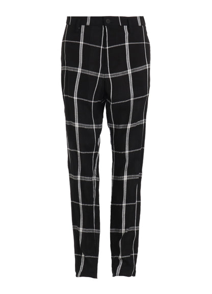 KHADI SLIT SLIM PANTS