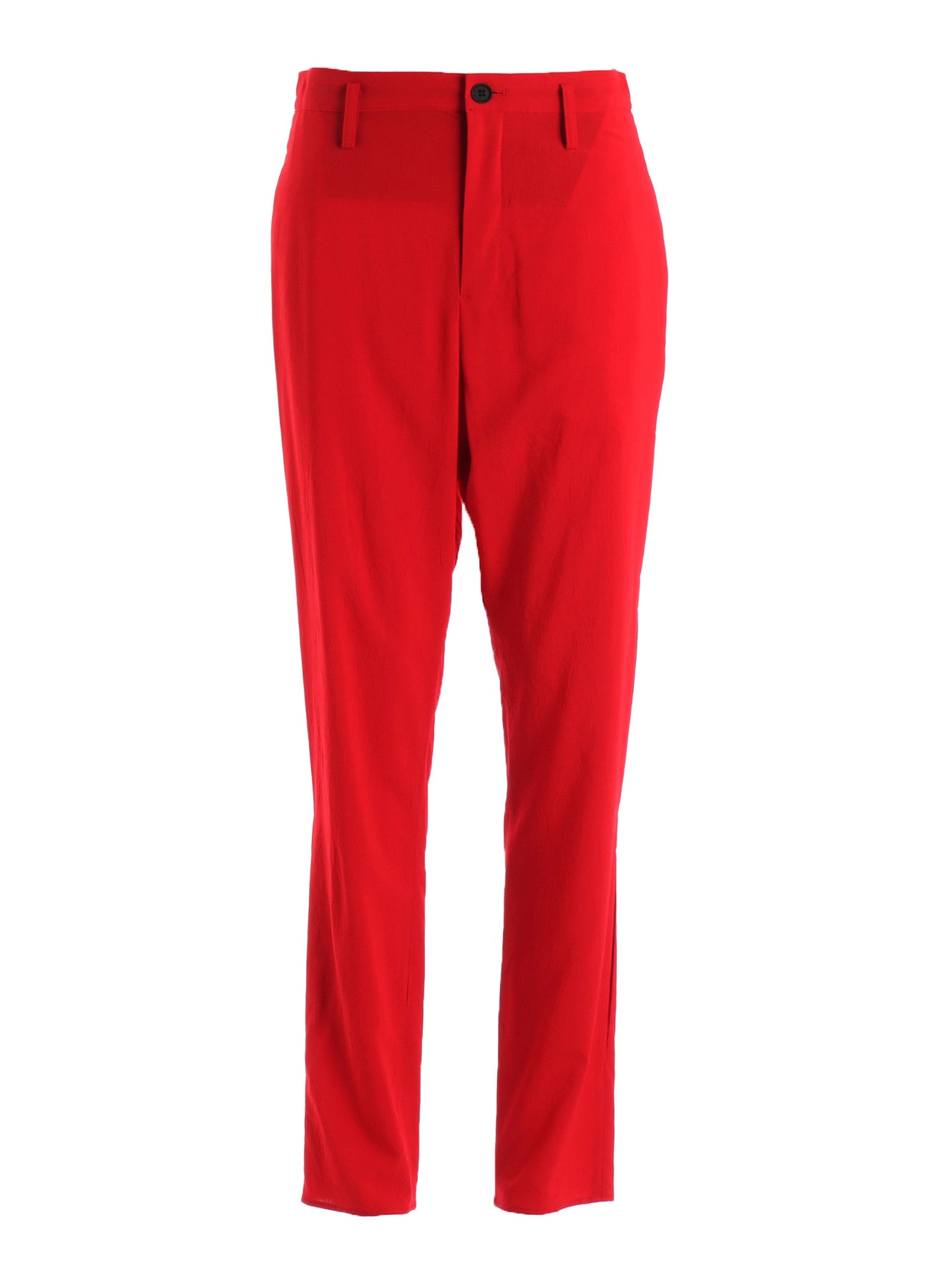 RY/ WRINKLED LAWN SLIT SLIM PANTS
