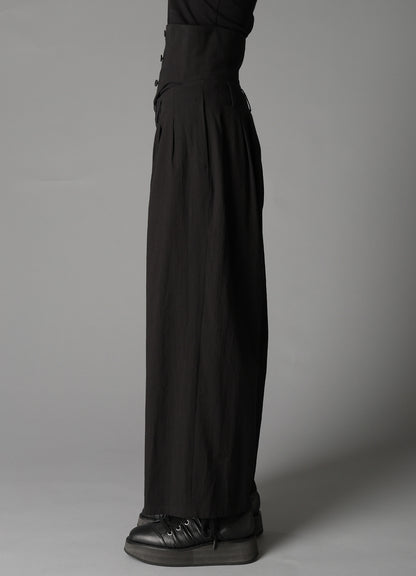 C/LI MUSLIN HIGH WAIST PANTS