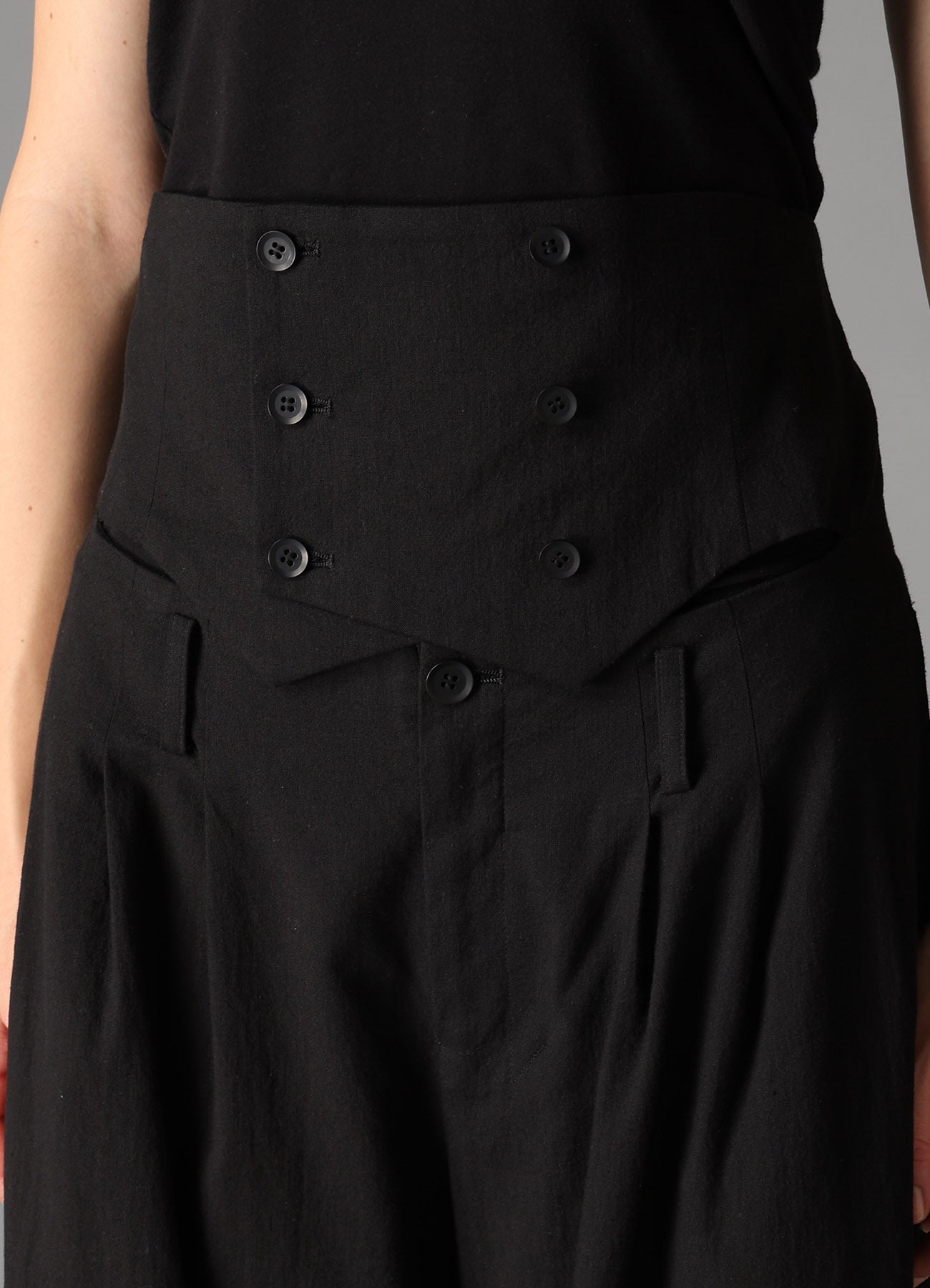 C/LI MUSLIN HIGH WAIST PANTS