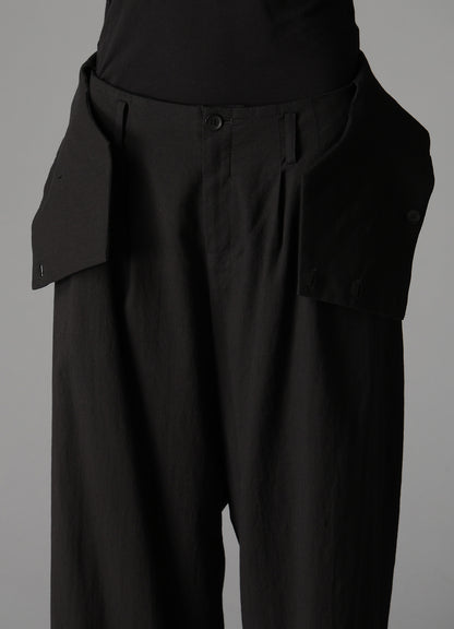 C/LI MUSLIN HIGH WAIST PANTS
