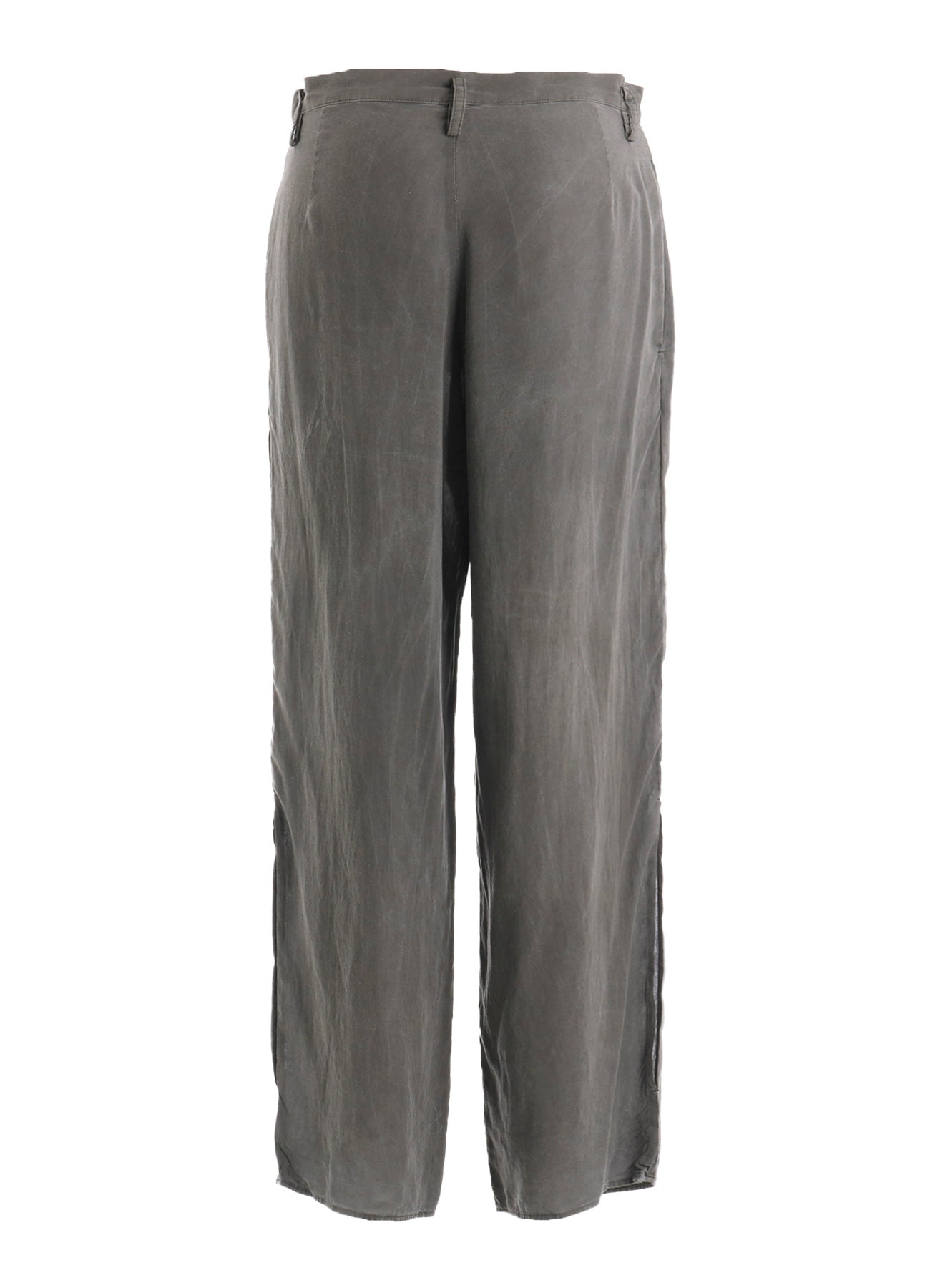 GARMENT-DYED LAWN SLIT PANTS