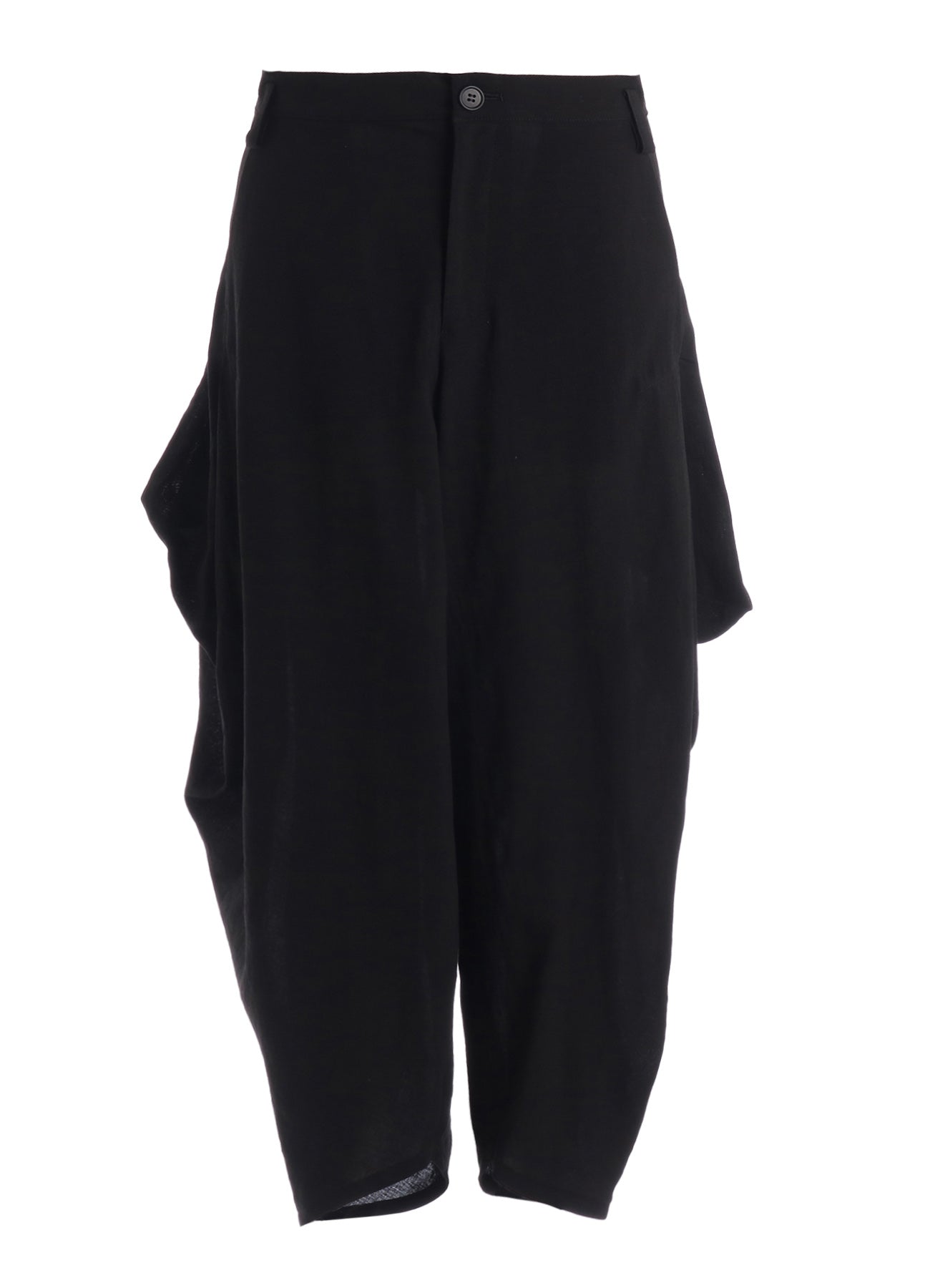 CELLULOSE/ LINEN LAWN BIG TUCK PANTS A – THE SHOP YOHJI YAMAMOTO