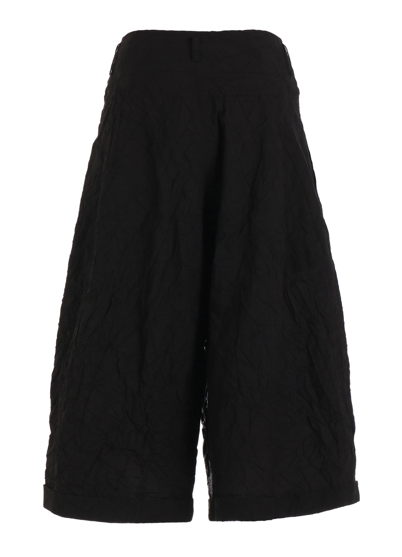 WRINKLED TYPEWRITER CROPPED MACKIN PANTS