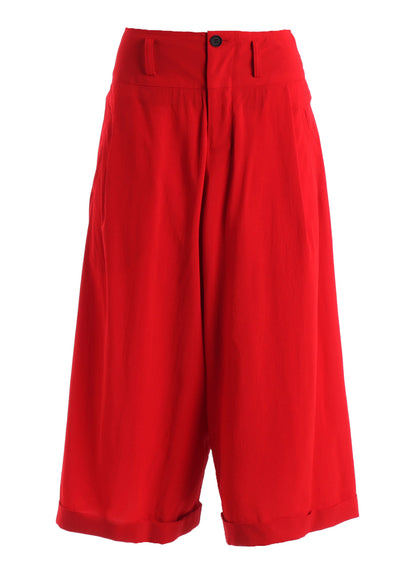 RY/ WRINKLED LAWN CROPPED MACKIN PANTS