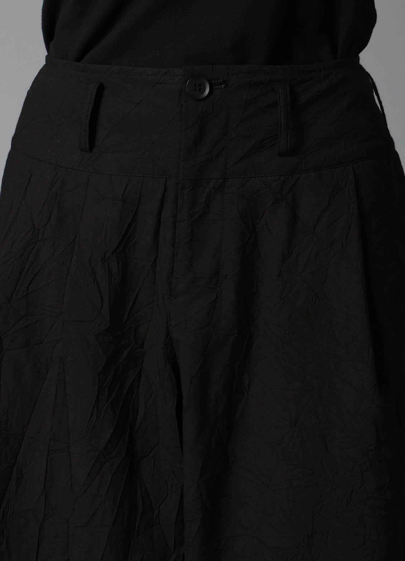 WRINKLED TYPEWRITER MACKIN WIDE PANTS