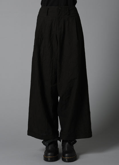 WRINKLED TYPEWRITER MACKIN WIDE PANTS