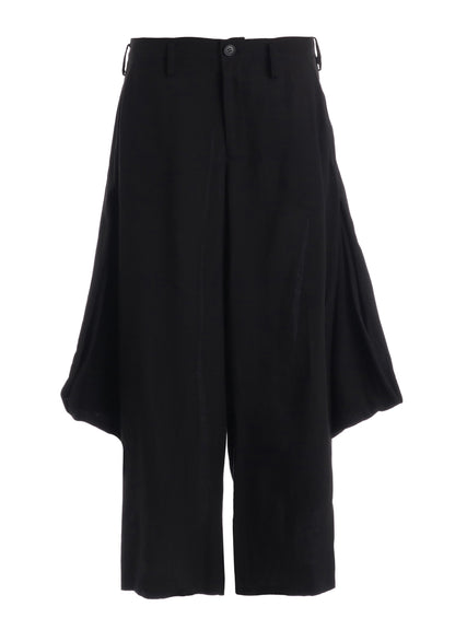 CELLULOSE/ LINEN LAWN BIG TUCK PANTS B