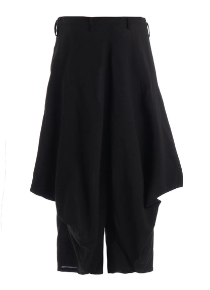 CELLULOSE/ LINEN LAWN BIG TUCK PANTS B