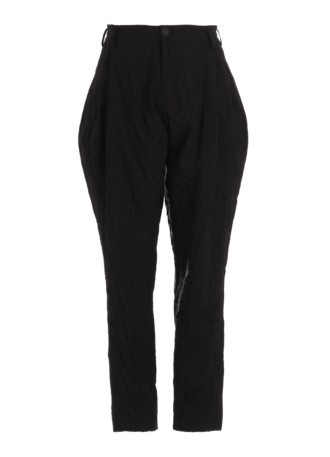 WRINKLED TYPEWRITER WAIST TUCK PANTS