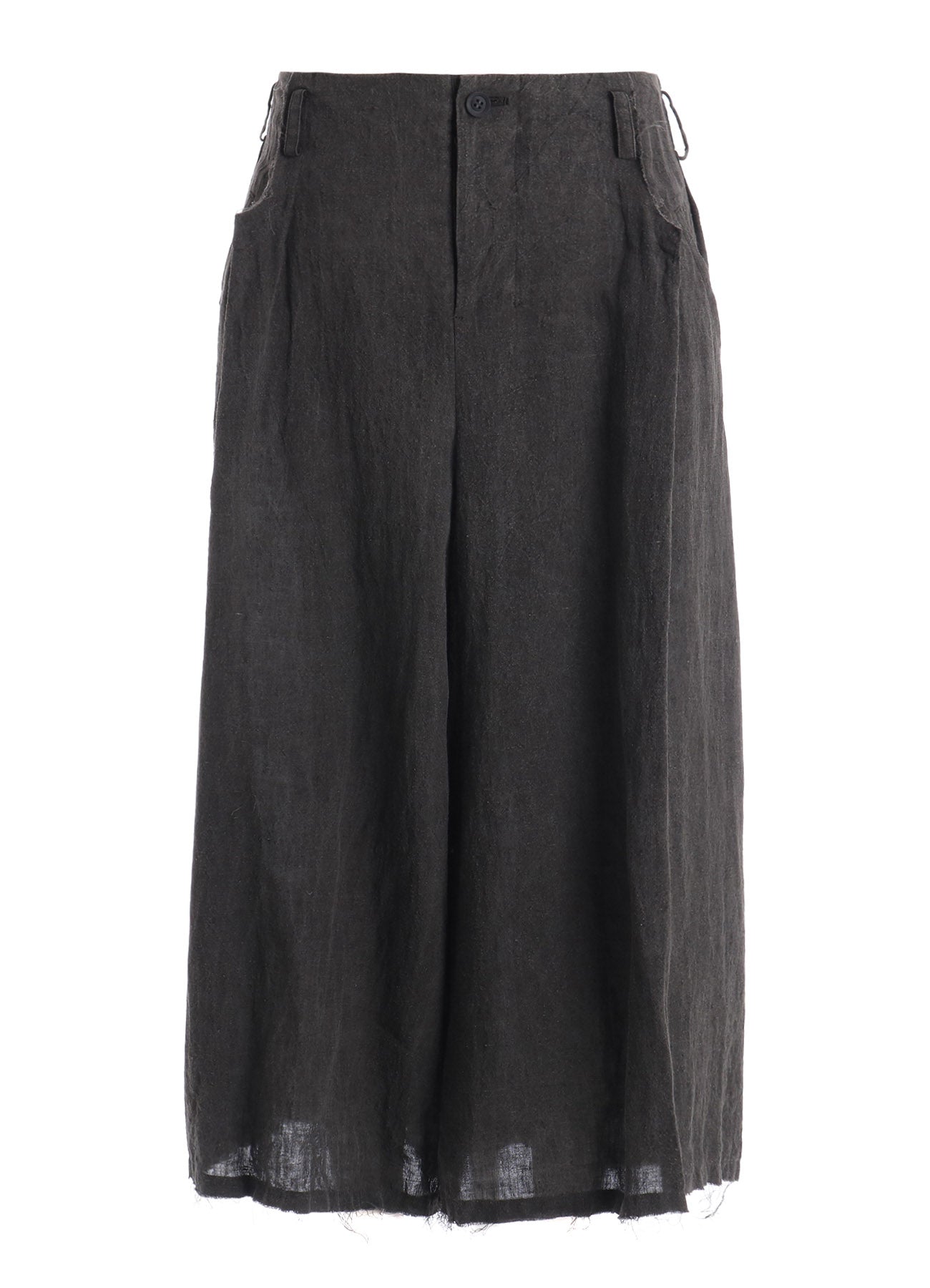 INK DYED LAWN TUCK WIDE PANTS