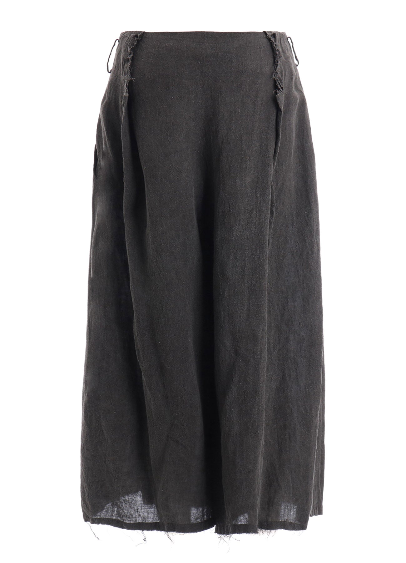 INK DYED LAWN TUCK WIDE PANTS