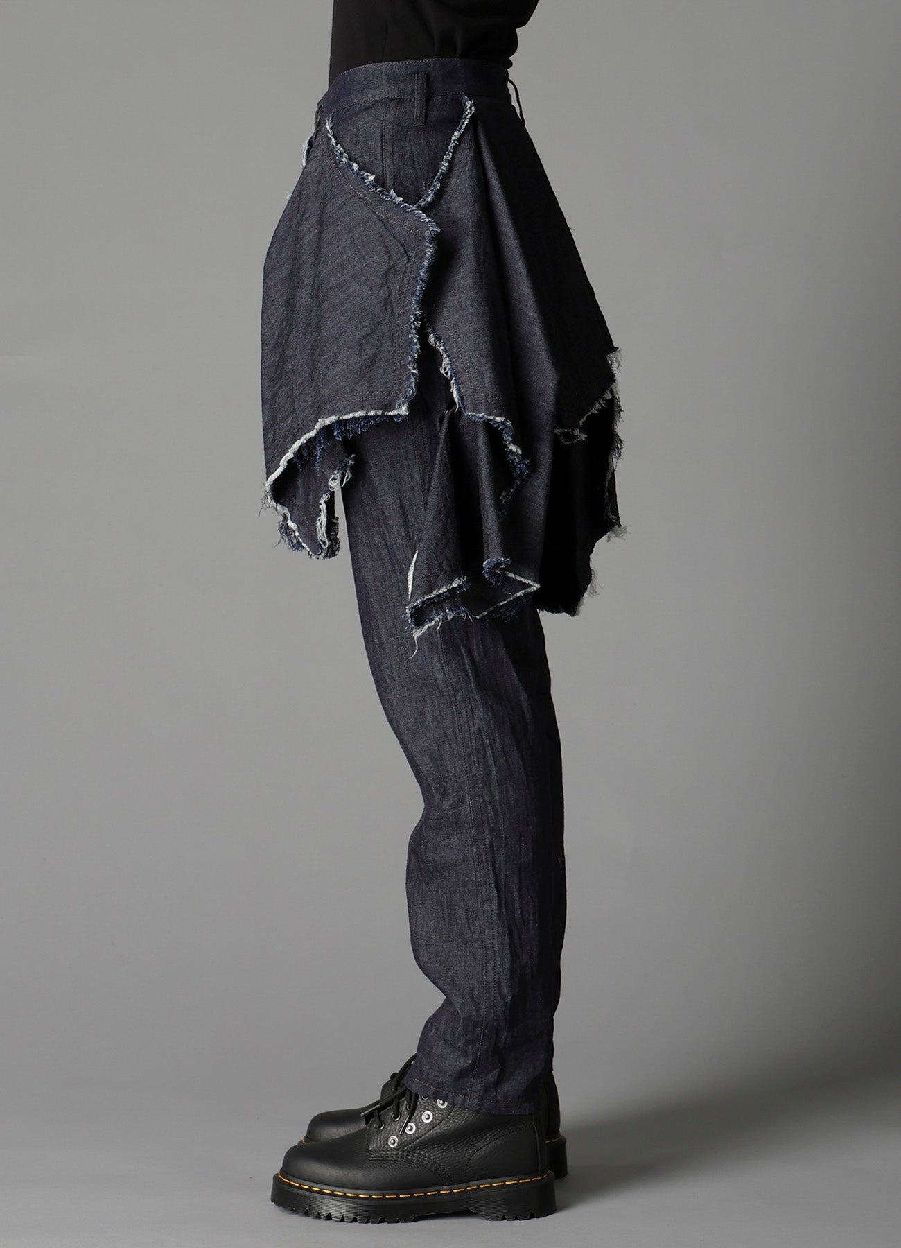 8oz DENIM DESIGNED PANEL PANTS