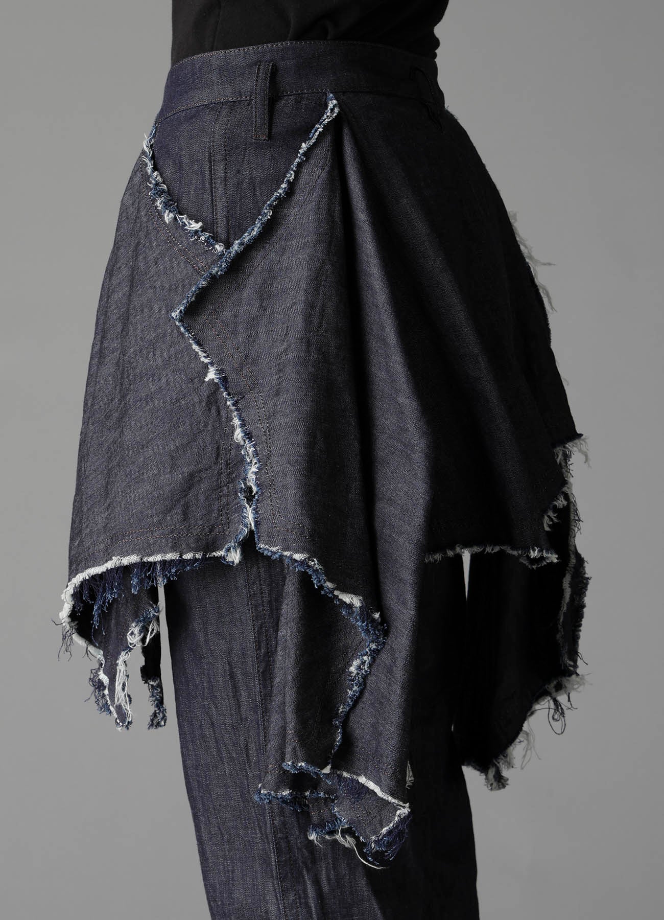 8oz DENIM DESIGNED PANEL PANTS