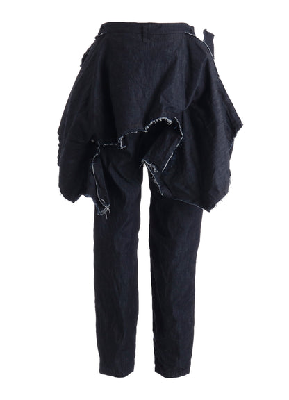 8oz DENIM DESIGNED PANEL PANTS