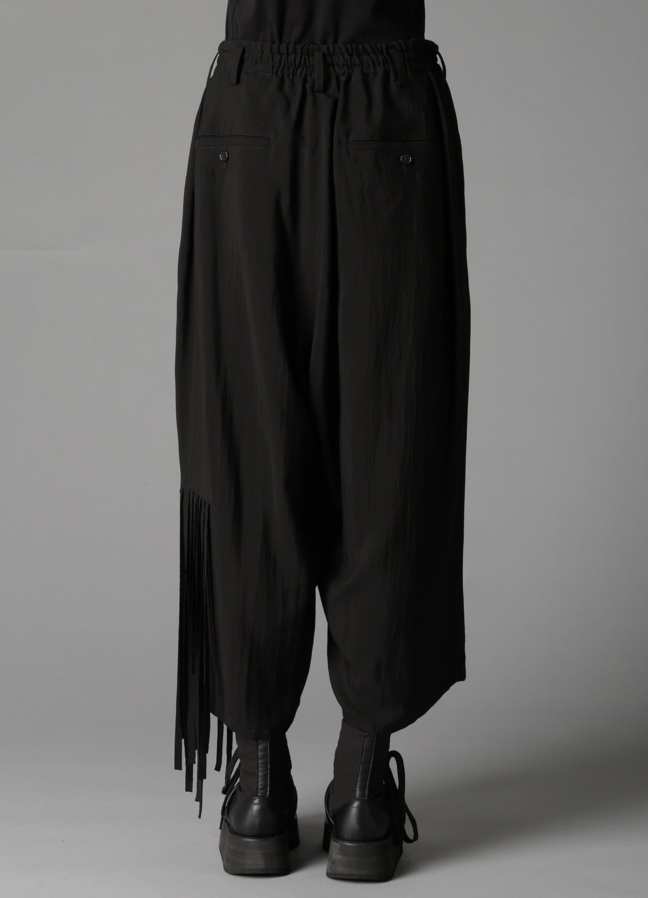 HIGH TWISTED GABARDINE FRINGE PATNS