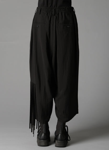 HIGH TWISTED GABARDINE FRINGE PATNS