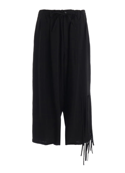 HIGH TWISTED GABARDINE FRINGE PATNS
