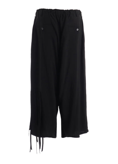 HIGH TWISTED GABARDINE FRINGE PATNS