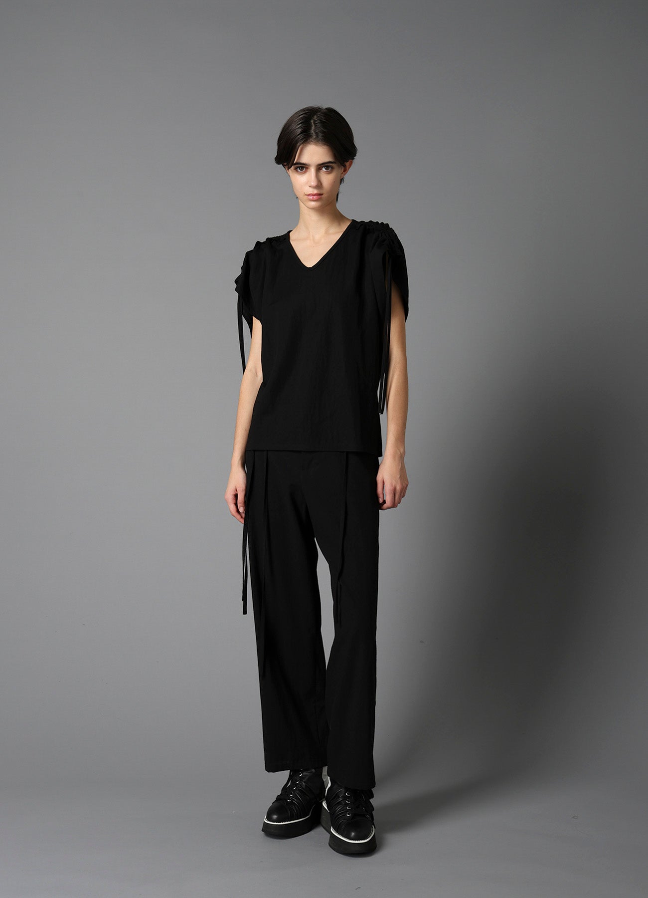 C/LI MUSLIN HANGING STRAP PANTS