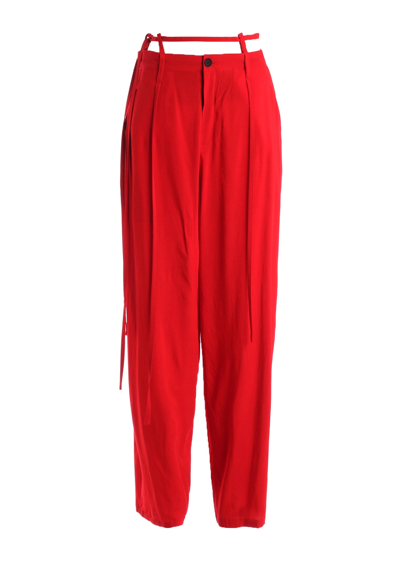 RY/ WRINKLED LAWN HANGING STRAP PANTS
