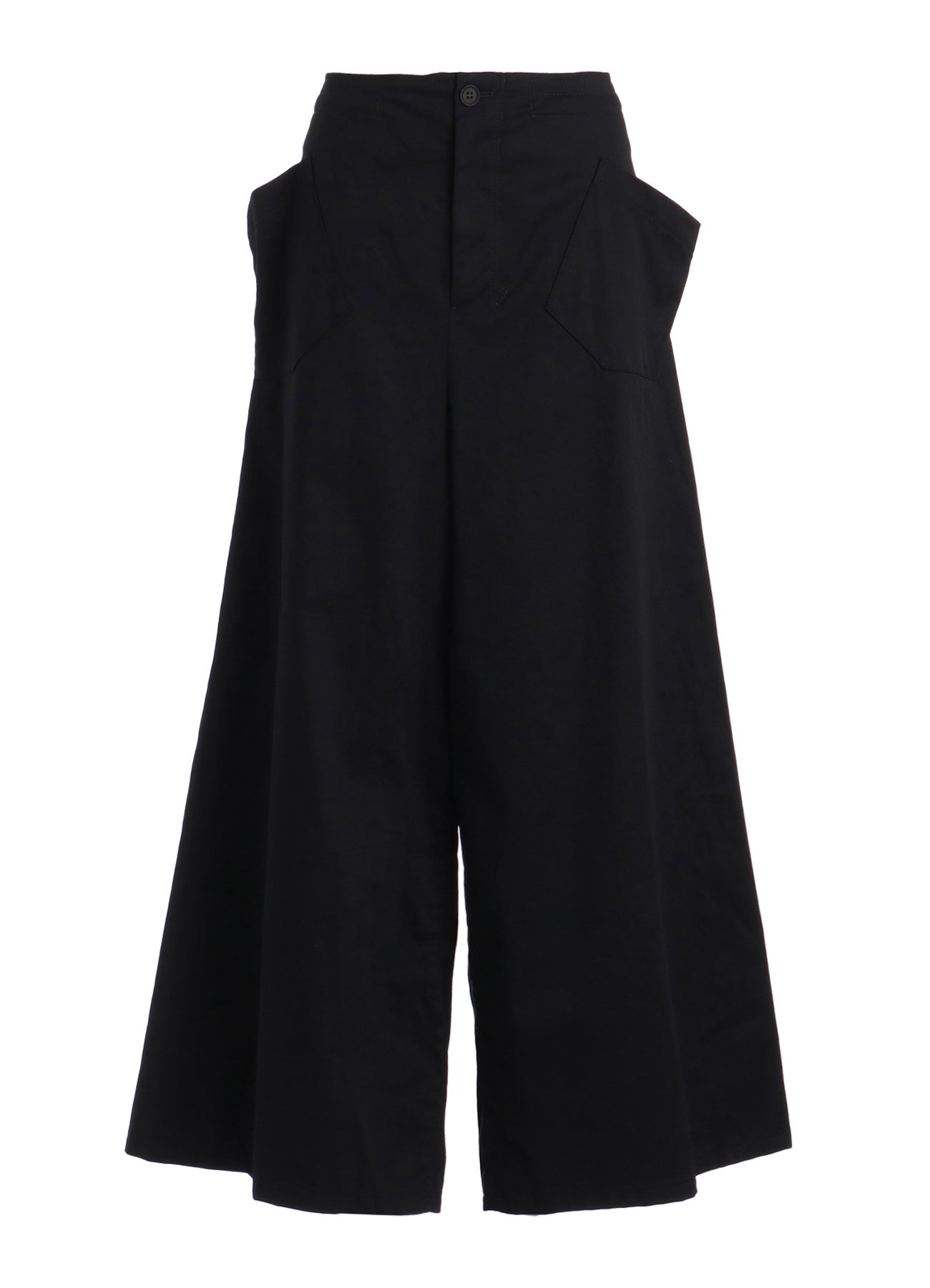 パンツ Yohji Yamamoto BLACK C/TWILL CROW PANTS C TWILL ASYMMETRIC POCKET PANTS – THE SHOP YOHJI YAMAMOTO